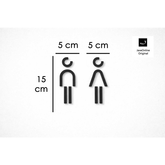 Kleedkamer of Toilet pictogrammen - Man + Vrouw 3D - Divergent - hoogwaardig Acryl bord Kleedkamer of Toilet pictogrammen - Man + Vrouw 3D - Divergent - hoogwaardig Acryl bord