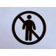 Geen toegang - verboden voor onbevoegden pictogram - Blinkend zwart - Shiny Geen toegang - verboden voor onbevoegden pictogram - Blinkend zwart - Shiny