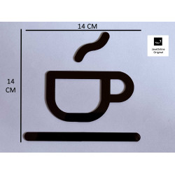 Koffiekamer - Bar - Tearoom - Refter pictogram - Blinkend zwart - Shiny Koffiekamer - Bar - Tearoom - Refter pictogram - Blinkend zwart - Shiny