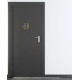 Kleedkamer of toilet deurbord / pictogram - MAN 3D - Elegant GOUD - hoogwaardig Acryl bord Kleedkamer of toilet deurbord / pictogram - MAN 3D - Elegant GOUD - hoogwaardig Acryl bord