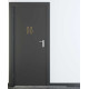 Kleedkamer of toilet deurbord / pictogram - MAN 3D - Strak Goud - hoogwaardig Acryl bord Kleedkamer of toilet deurbord / pictogram - MAN 3D - Strak Goud - hoogwaardig Acryl bord