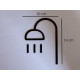 Douche pictogram - Blinkend zwart - Shiny Douche pictogram - Blinkend zwart - Shiny