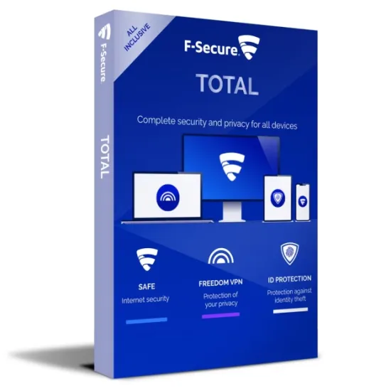 F-Secure Total - 3 toestellen - 1 jaar