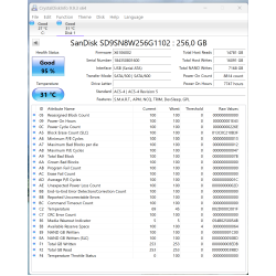 SanDisk X600 256 GB SSD – M.2 2280 SATA III SanDisk X600 256 GB SSD – M.2 2280 SATA III