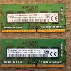 SK hynix 8GB (2x4GB) DDR4-2666 SO-DIMM Laptopgeheugen – HMA851S6JJR6N-VK