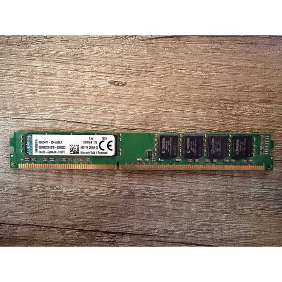 Kingston ValueRAM 8GB DDR3-1600 PC3-12800 CL11 Desktop RAM – KVR16N11/8