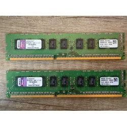 Kingston 8GB (2x4GB) DDR3-1333 ECC UDIMM PC3-10600E – KVR1333D3E9S/4G Kingston 8GB (2x4GB) DDR3-1333 ECC UDIMM PC3-10600E – KVR1333D3E9S/4G
