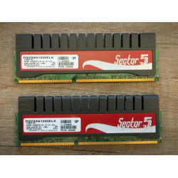 Patriot Sector 5 G-Series 4GB (2x2GB) DDR3-1333 PC3-10666 CL9 RAM Kit – PGV34G1333ELK Patriot Sector 5 G-Series 4GB (2x2GB) DDR3-1333 PC3-10666 CL9 RAM Kit – PGV34G1333ELK