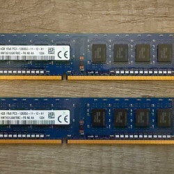 SK hynix 8GB (2x4GB) DDR3-1600 PC3-12800U CL11 Desktop RAM – HMT451U6AFR8C-PB
