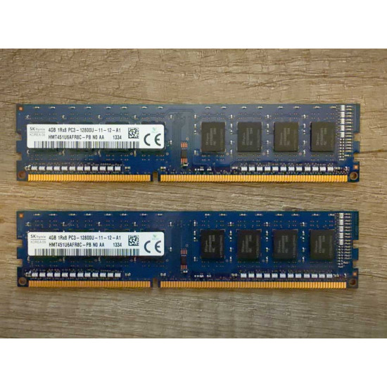 SK hynix 8GB (2x4GB) DDR3-1600 PC3-12800U CL11 Desktop RAM – HMT451U6AFR8C-PB SK hynix 8GB (2x4GB) DDR3-1600 PC3-12800U CL11 Desktop RAM – HMT451U6AFR8C-PB