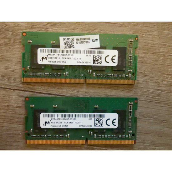 Micron 8GB (2x4GB) DDR4-2400 PC4-19200 SO-DIMM RAM – MTA4ATF51264HZ-2G3B1