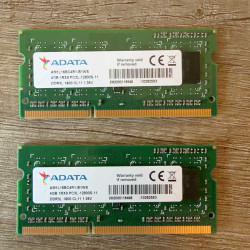 ADATA 8GB (2x4GB) DDR3L-1600 PC3L-12800S CL11 SO-DIMM RAM – AM1L16BC4R1-B1WS