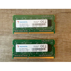 ADATA 8GB (2x4GB) DDR3L-1600 PC3L-12800S CL11 SO-DIMM RAM – AM1L16BC4R1-B1WS