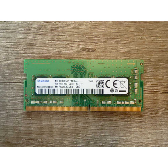Samsung 8GB DDR4-2400 PC4-19200 1Rx8 SO-DIMM RAM – M471A1K43CB1-CRC Samsung 8GB DDR4-2400 PC4-19200 1Rx8 SO-DIMM RAM – M471A1K43CB1-CRC