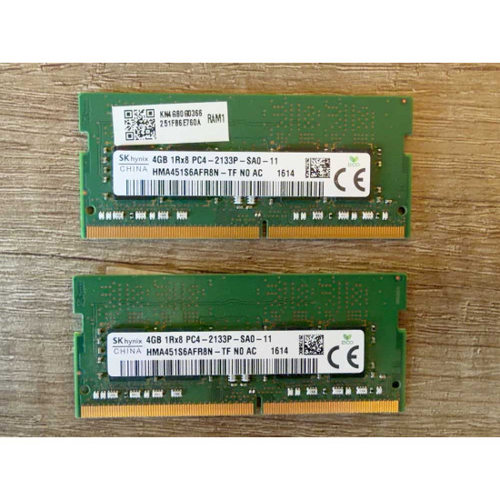SK hynix 8GB (2x4GB) DDR4-2133 PC4-17000 1Rx8 SO-DIMM – HMA451S6AFR8N-TF SK hynix 8GB (2x4GB) DDR4-2133 PC4-17000 1Rx8 SO-DIMM – HMA451S6AFR8N-TF