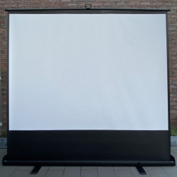 Projectiescherm / beamerscherm top vision type optrekscherm - vloerscherm 100 inch - 2,08 meter breed - 2 meter hoog