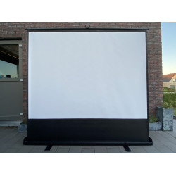 Projectiescherm / beamerscherm top vision type optrekscherm - vloerscherm 100 inch - 2,08 meter breed - 2 meter hoog