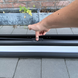 Projectiescherm / beamerscherm top vision type optrekscherm - vloerscherm 106 inch - 2,43 meter breed - 2,15 meter hoog