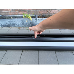 Projectiescherm / beamerscherm top vision type optrekscherm - vloerscherm 106 inch - 2,43 meter breed - 2,15 meter hoog