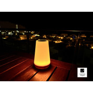 Sfeerlamp - sfeerlicht - tafellamp - nachtlampje met ingebouwde batterij - Wit of RGB kleuren Sfeerlamp - sfeerlicht - tafellamp - nachtlampje met ingebouwde batterij - Wit of RGB kleuren