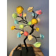 Rozenboom lamp - 24 LED - Pastel blaadjes - Tafellamp - Decoratielamp - Liefdesontwerp