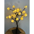 Rozenboom lamp - 24 LED - Witte blaadjes klein - Tafellamp - Decoratielamp - Liefdesontwerp