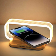 LED Smartlamp - Draadloze telefoonlader - Moderne compacte vorm - Dimbaar - Touch bediening LED Smartlamp - Draadloze telefoonlader - Moderne compacte vorm - Dimbaar - Touch bediening