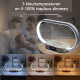 LED Tafellamp of nachtlamp met draadloze smartphone lader - Moderne ovalen vorm - Dimbaar - Touch bediening