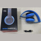 Bluetooth draadloze hoofdtelefoon - Bluetooth headset - koptelefoon - Blauw - Line-in - Micro SD - On Ear