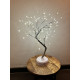 Bonsai boom vuurvliegjes lamp - Zilver - Warm licht  - Touch aan/uit