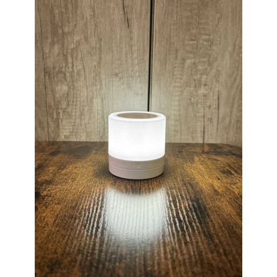 Mini Tafellamp of Nachtlampje met ingebouwde batterij - Wit of RGB kleuren - Touch versie