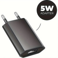 5W - 5V USB - USB lader - Zwart 5W - 5V USB - USB lader - Zwart