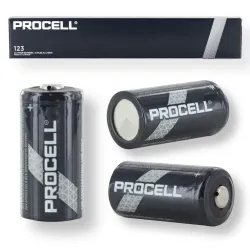 CR123 - 3 V - Procell - Lithium - 1 stuk CR123 - 3 V - Procell - Lithium - 1 stuk