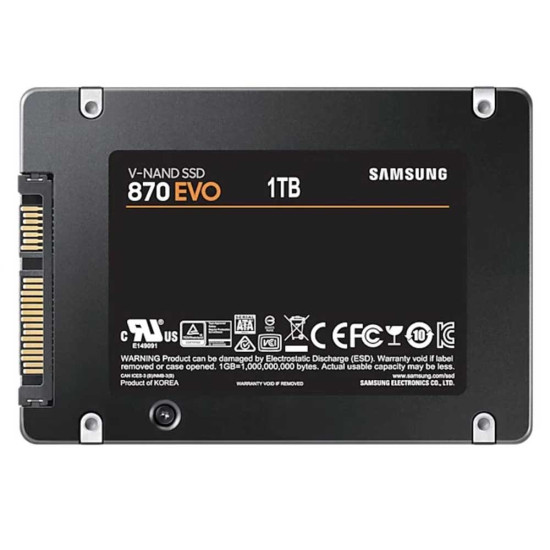 Samsung 870 EVO SSD van 1 TB Samsung 870 EVO SSD van 1 TB