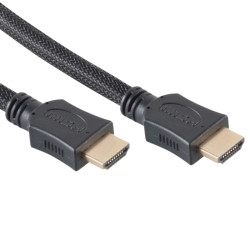 HDMI 2.0 Kabel - 4K 60Hz - Nylon Sleeve - 7,5 meter - Zwart HDMI 2.0 Kabel - 4K 60Hz - Nylon Sleeve - 7,5 meter - Zwart