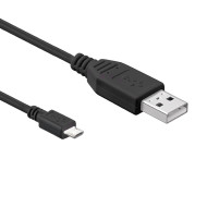 USB-A naar Micro USB-B Kabel - USB 2.0 - 0,2 meter - Zwart USB-A naar Micro USB-B Kabel - USB 2.0 - 0,2 meter - Zwart