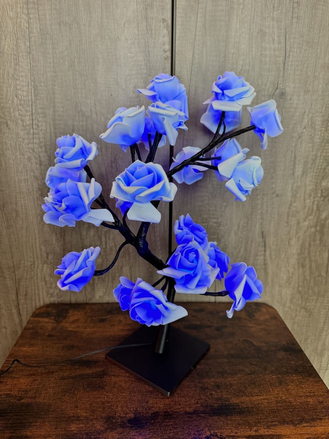 Blauwe blaadjes